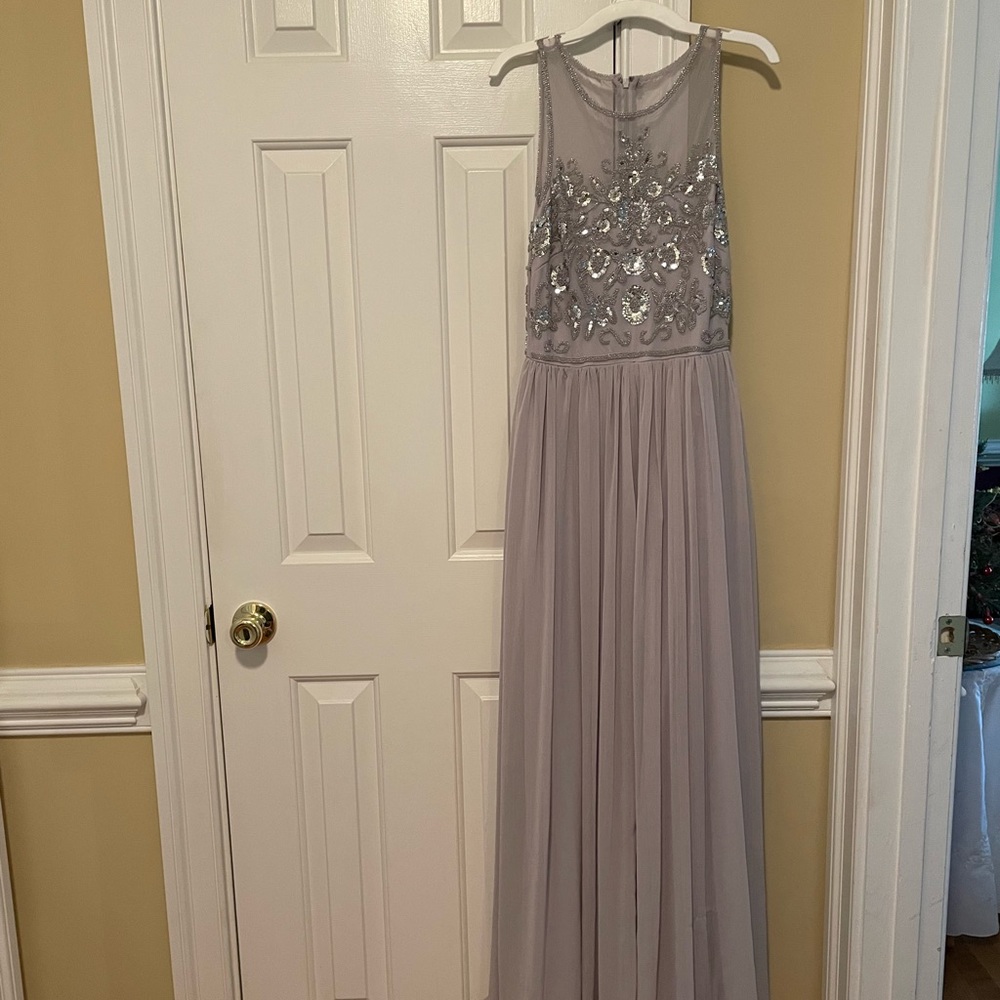 Long grey dress